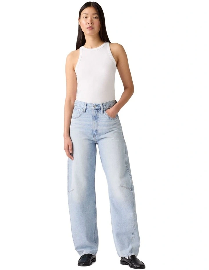 Cinch Barrel Jeans in Abraided Art image 4