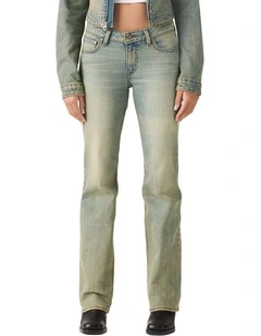 Superlow Bootcut Jeans in Miners Business