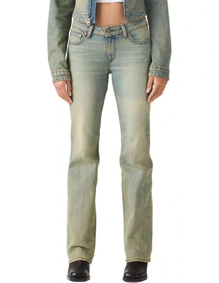 Superlow Bootcut Jeans in Miners Business image 1