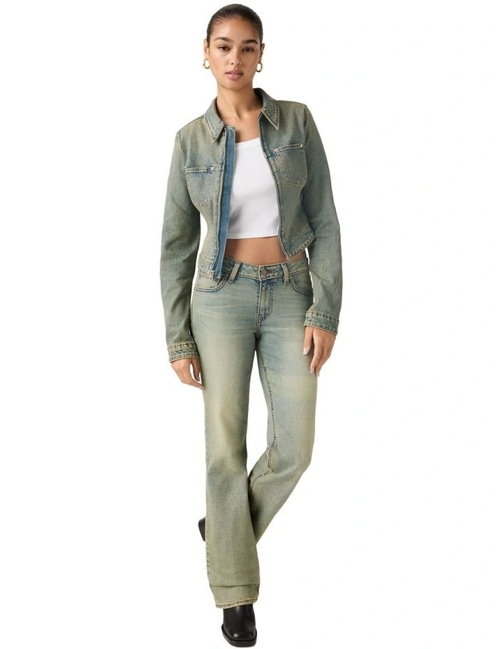 Superlow Bootcut Jeans in Miners Business image 3