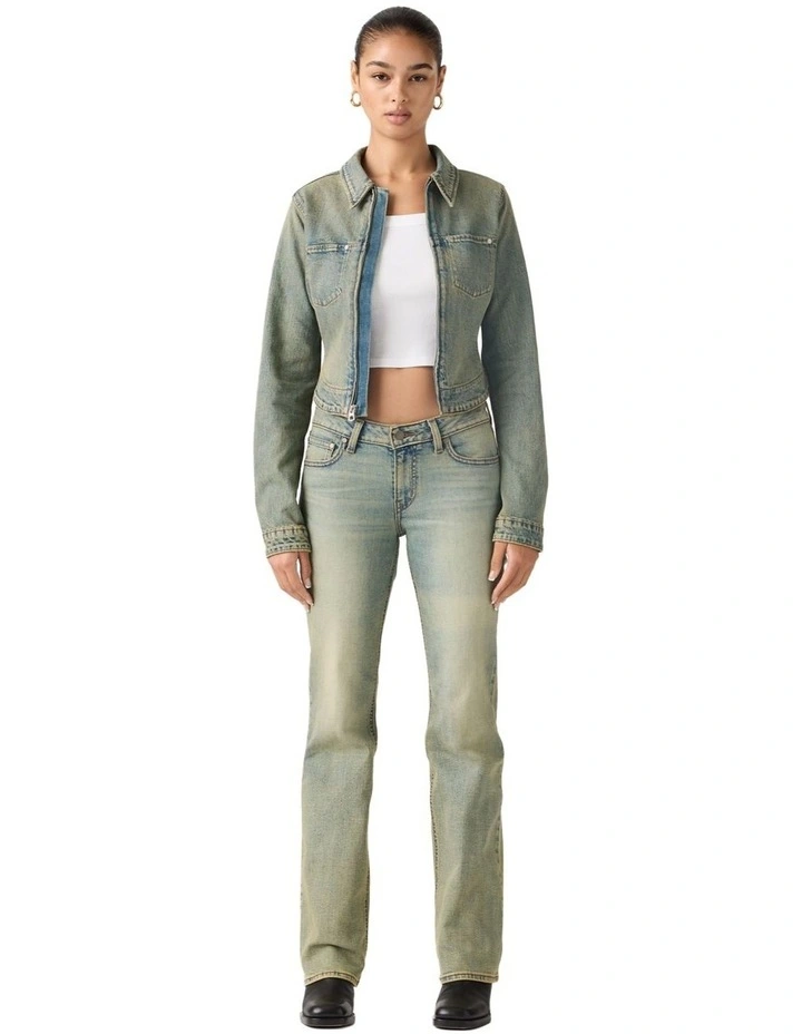 Superlow Bootcut Jeans in Miners Business image 4