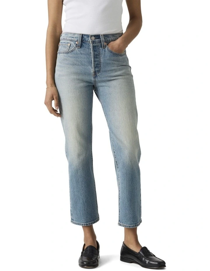 Wedgie Straight Jeans in Patina Forever image 1
