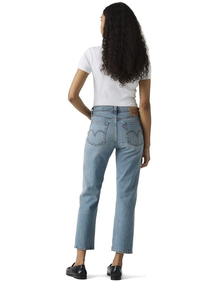 Wedgie Straight Jeans in Patina Forever image 2