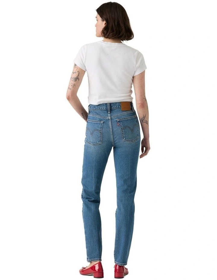 Wedgie Slim Jeans in Blue image 2