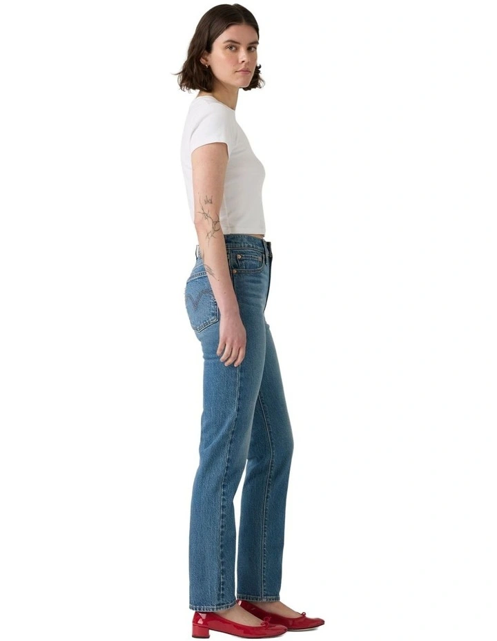 Wedgie Slim Jeans in Blue image 4
