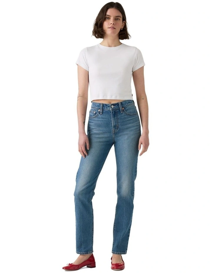 Wedgie Slim Jeans in Blue image 5