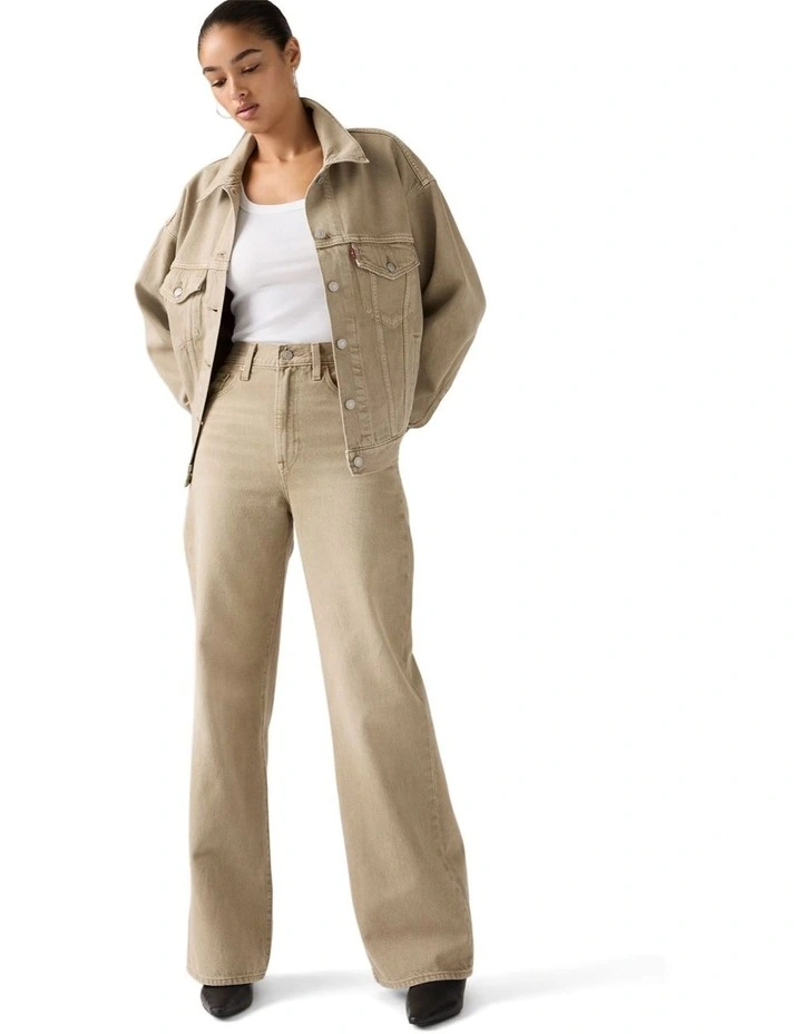 Ribcage Wide-Leg Jeans in Chipped Winter Twig image 4