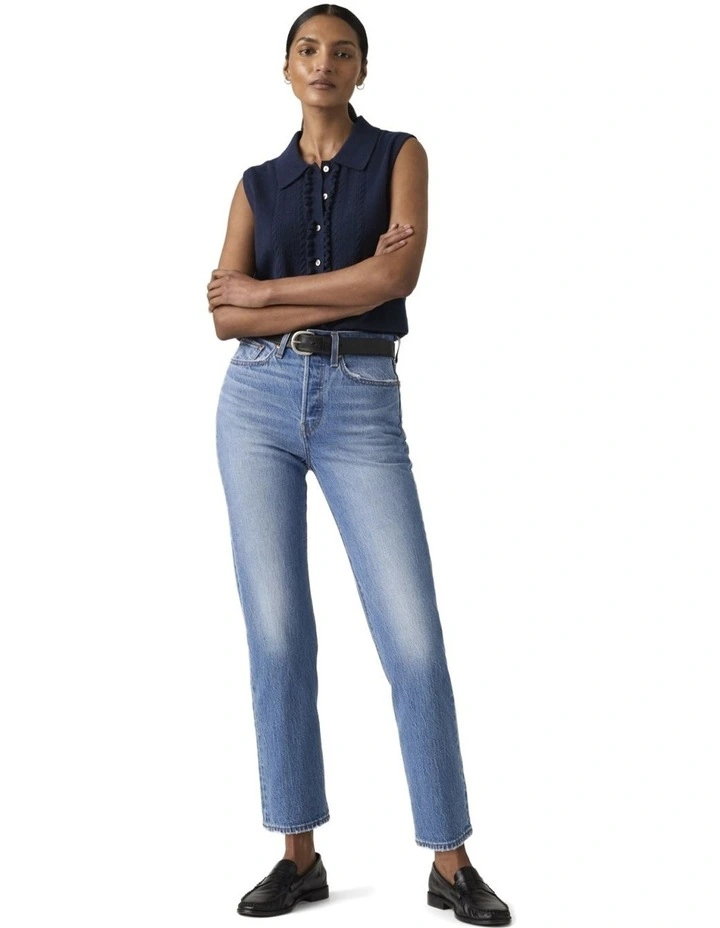 Wedgie Straight Jeans in Dance Around image 4