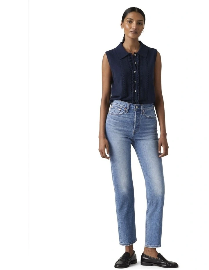 Wedgie Straight Jeans in Dance Around image 5