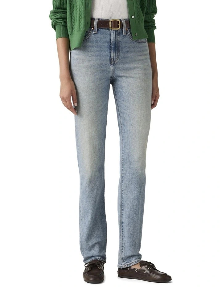 Wedgie Slim Jeans in The Dust image 1