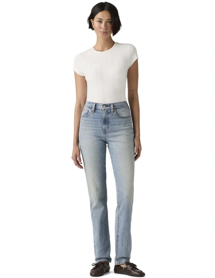 Wedgie Slim Jeans in The Dust image 4