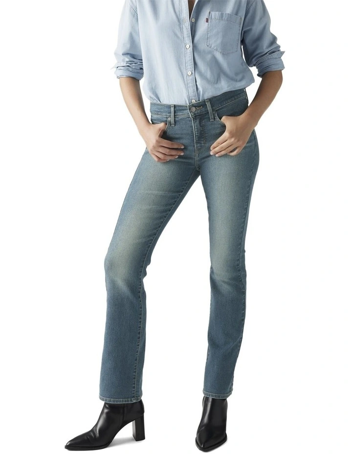 315 Shaping Bootcut Jeans in Space Odyssey image 1