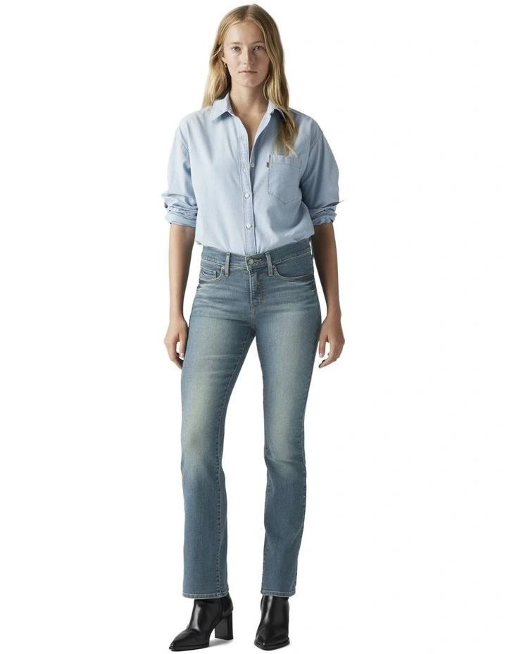 315 Shaping Bootcut Jeans in Space Odyssey image 4