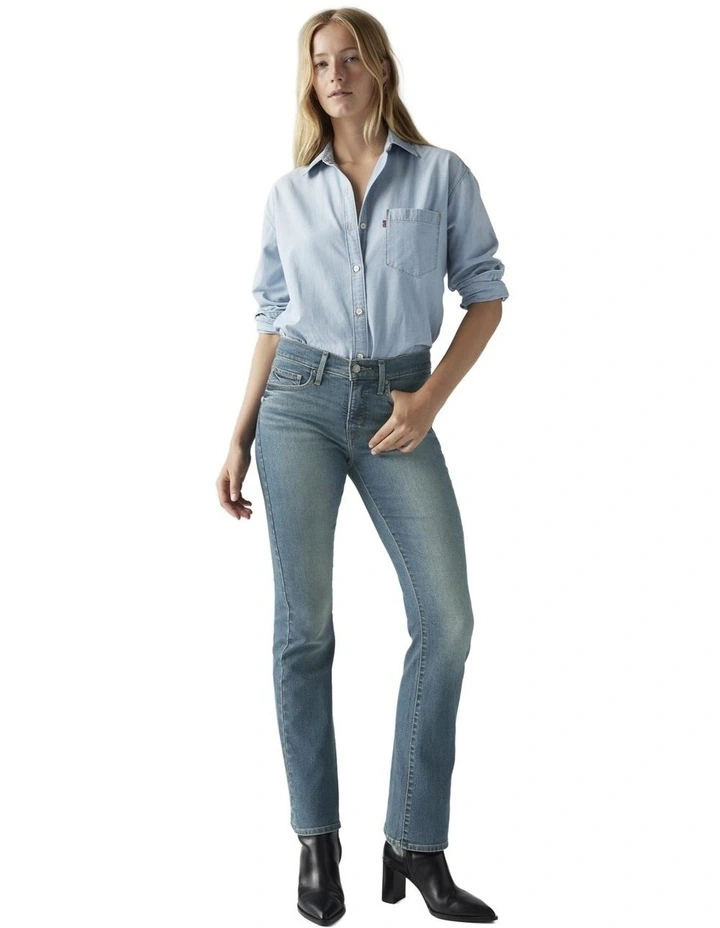 315 Shaping Bootcut Jeans in Space Odyssey image 5