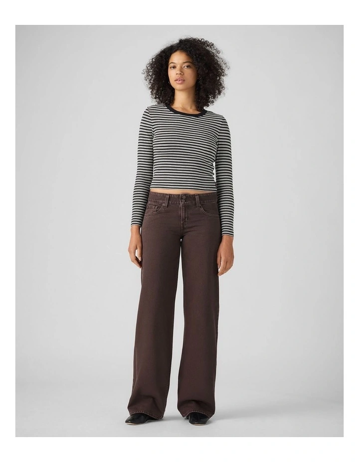 Superlow Loose Jeans in Washed Java Gd image 1