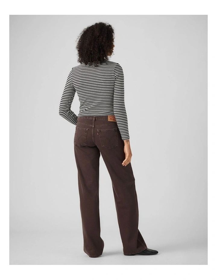 Superlow Loose Jeans in Washed Java Gd image 2