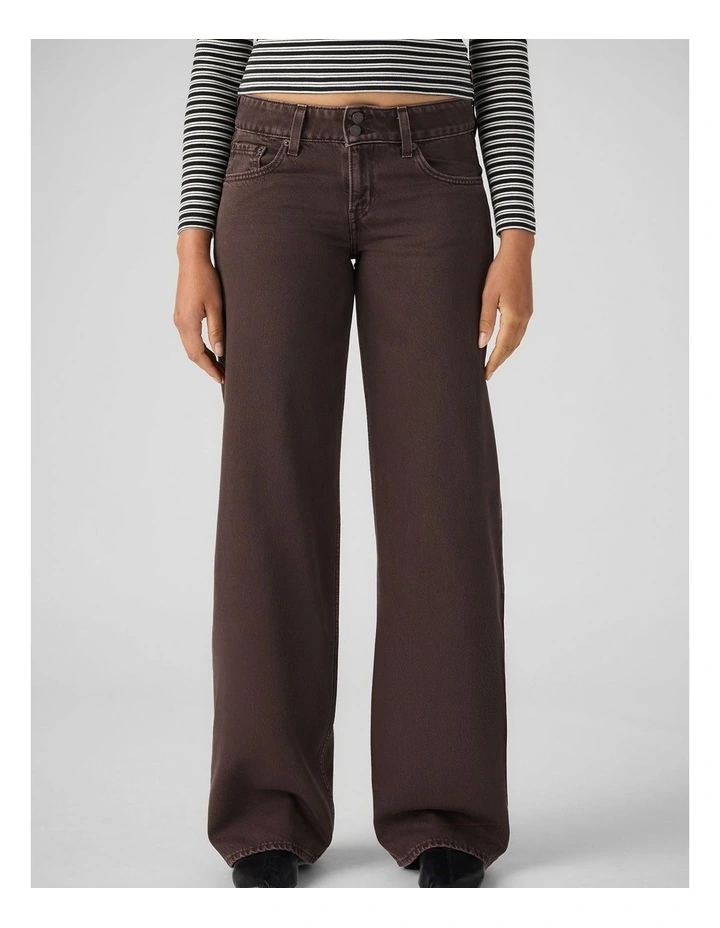 Superlow Loose Jeans in Washed Java Gd image 4
