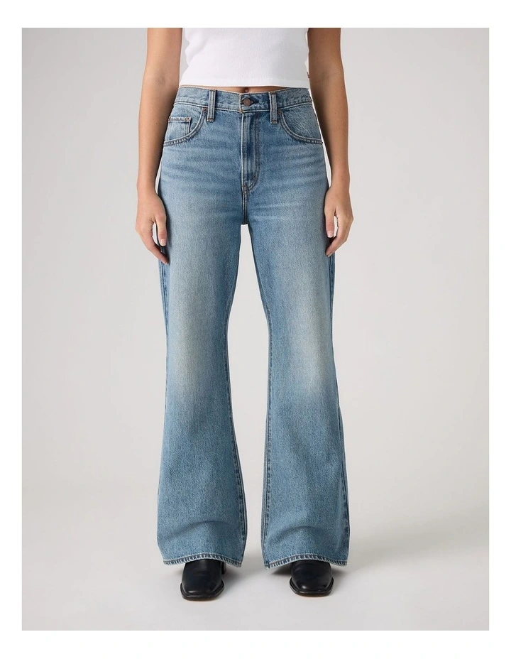 Cinch Flare Jeans in Handled That image 1