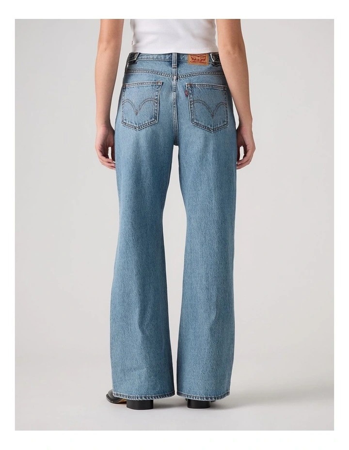 Cinch Flare Jeans in Handled That image 2