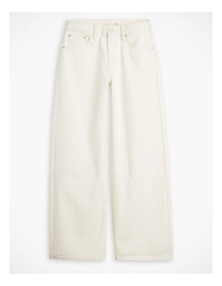 Middy Wide-Leg Jeans in Snowing In La image 6