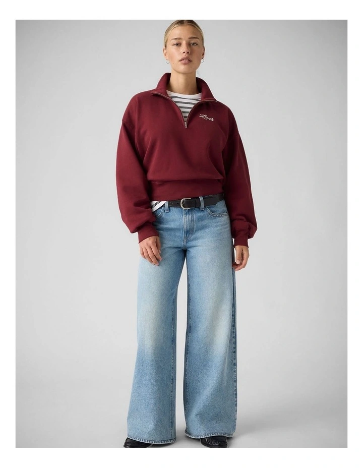 Middy Wide-Leg Jeans in Pen And Paper image 1