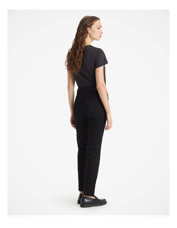 314 Shaping Straight Jeans in Soft Black image 2