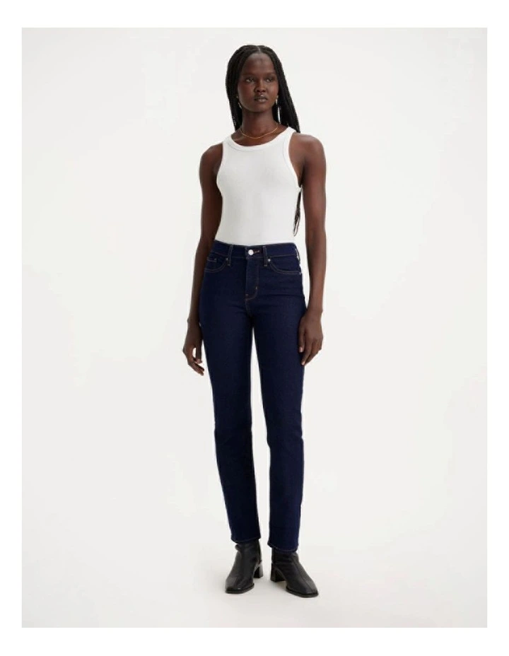 314 Shaping Straight Jeans in Darkest Sky image 1