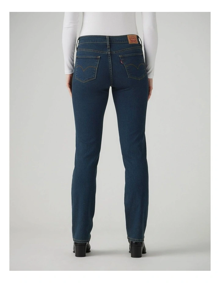 Shaping Straight Jeans in Eternal Indigo Dark Tint image 2