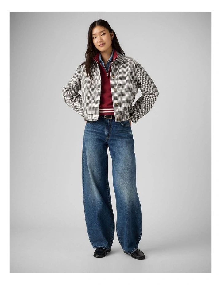 Middy Balloon Jeans in Fixed Down image 1