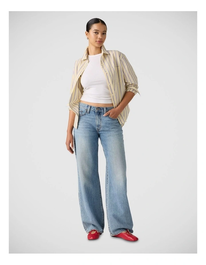 Middy Balloon Jeans in Twisted Vibe image 1