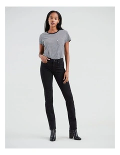 312 Shaping Slim Jeans in Soft Black