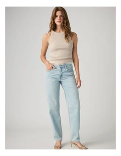 Loose Taper Jeans in Message Sent