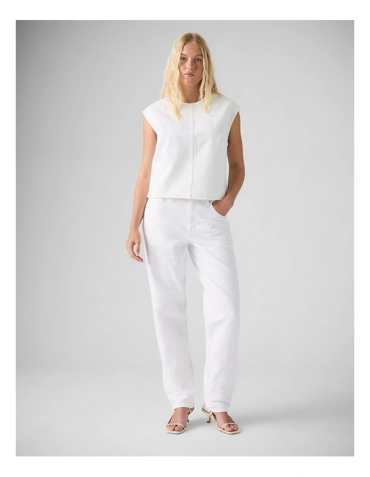 Loose Taper Jeans in Tooth Fairy image 1