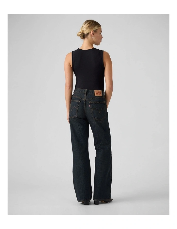 Middy Loose Boot Jeans in Double Brewed image 2