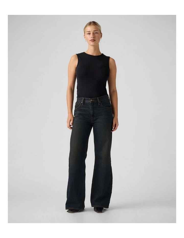 Middy Loose Boot Jeans in Double Brewed image 3