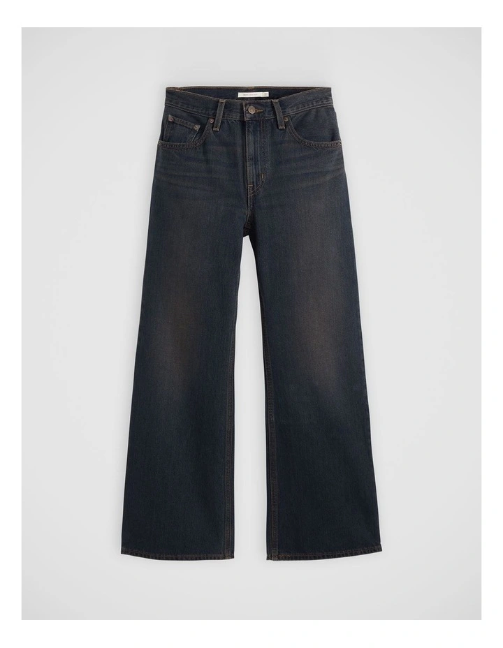 Middy Loose Boot Jeans in Double Brewed image 6
