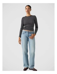 Superlow Straight Jeans in Let Love In