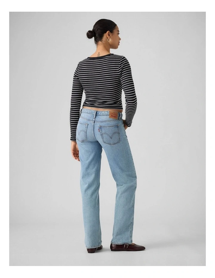 Superlow Straight Jeans in Let Love In image 2