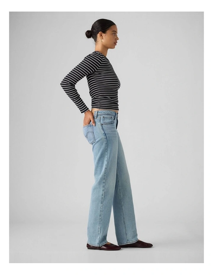 Superlow Straight Jeans in Let Love In image 3