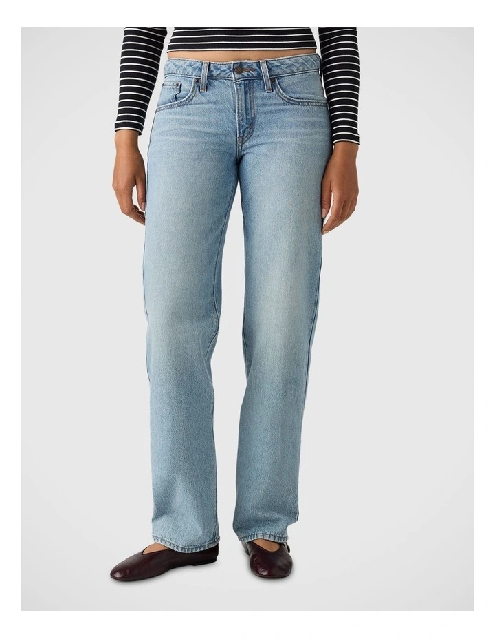 Superlow Straight Jeans in Let Love In image 4