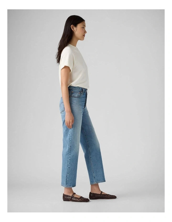 Ribcage Straight Ankle Jeans in Should Be Easy image 3