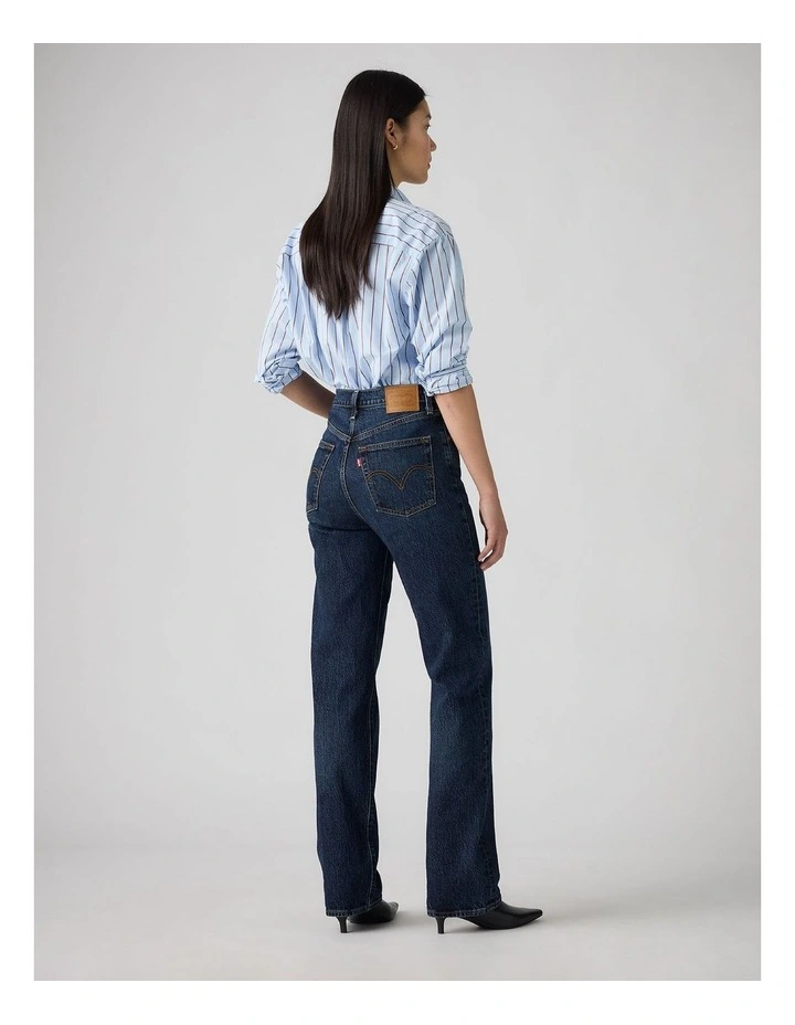 Ribcage Full Length Jeans in Blue image 2