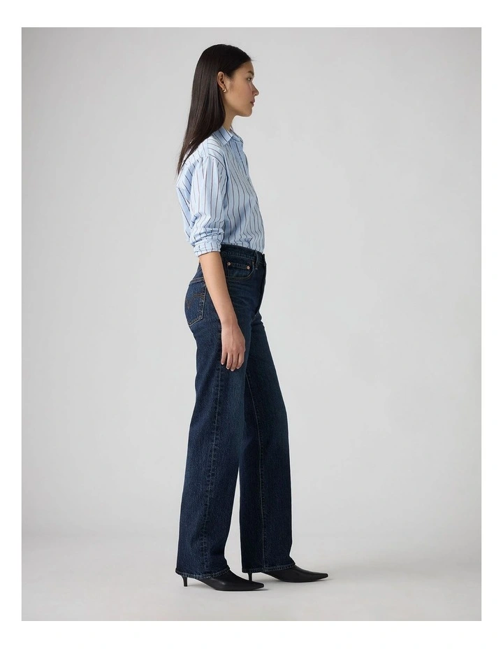 Ribcage Full Length Jeans in Blue image 3