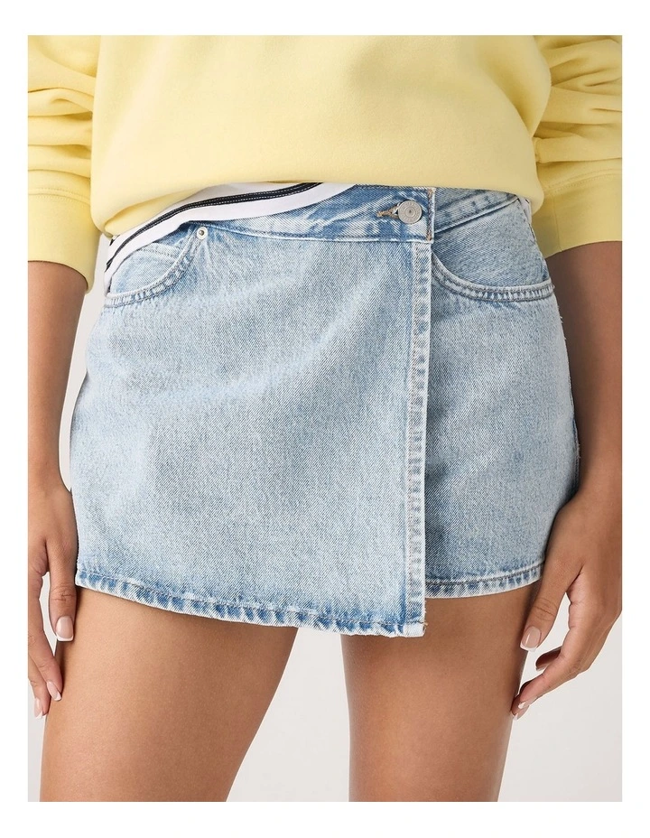 Skort in Abraided Art Skirt image 4