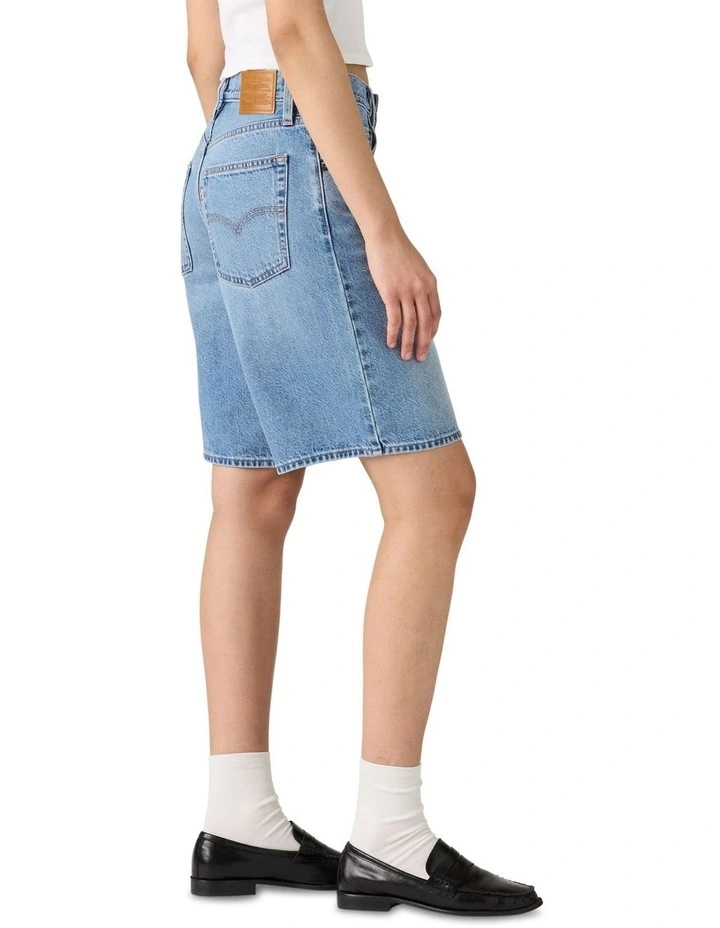 Baggy Dad Jorts in Blue image 3