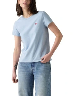 Perfect T-Shirt in Chambray Blue Jersey