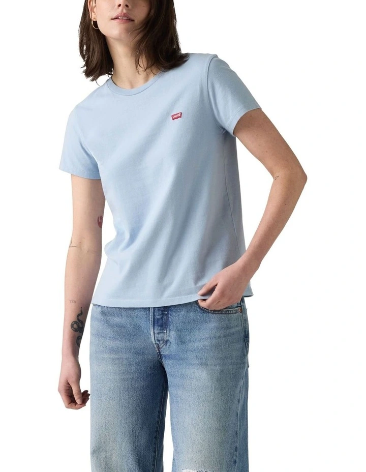 Perfect T-Shirt in Chambray Blue Jersey image 1