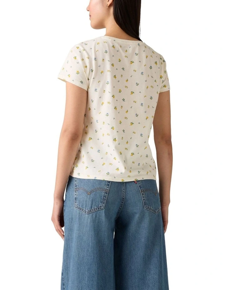 Perfect T-Shirt in Cream image 2