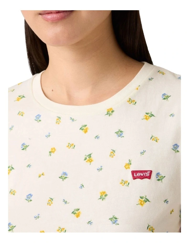 Perfect T-Shirt in Cream image 4