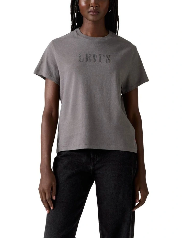 Graphic Classic Tee in Smoked Pearl image 4